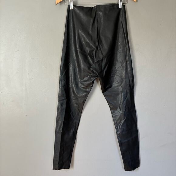 COMMANDO Perfect Control Faux Leather Legging in Black size L - Picture 4 of 12